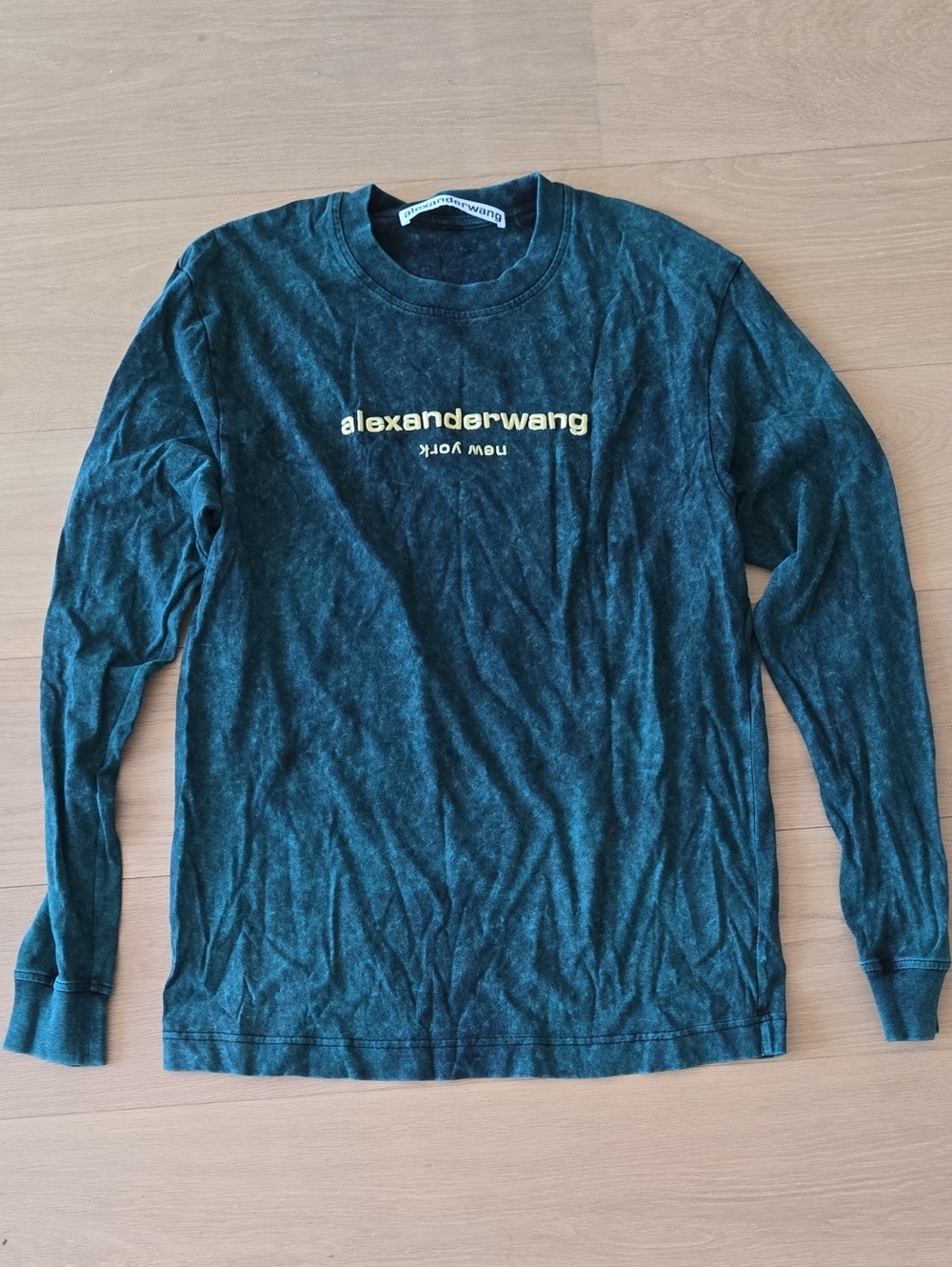 Alexander Wang Long-Sleeve Logo Tee